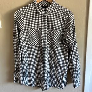 J.Crew Gingham Flannel Button Down Shirt